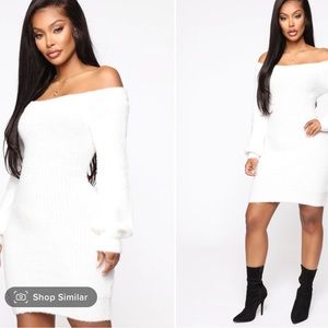 Off shoulder dress